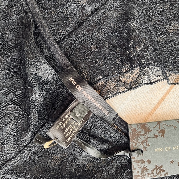 =VALENTINE SPECIAL= NWT: Kiki de Montparnasse Black Lace Brief  Size M - Picture 2 of 8